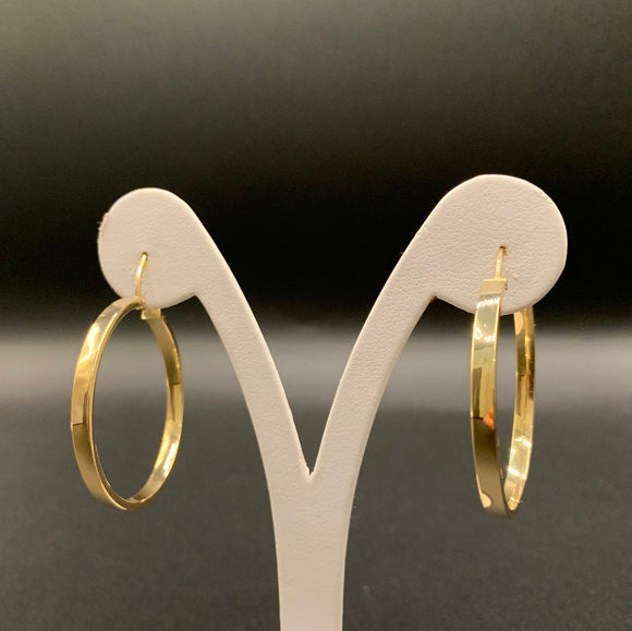 Gold 10K Hoops, 10K Gold Hoops, Womens Gold Hoop Earrings, Girls Gold Hoop Earrings, 10K Gold Earrings, Minimalistic Hoops, Thick Hoops