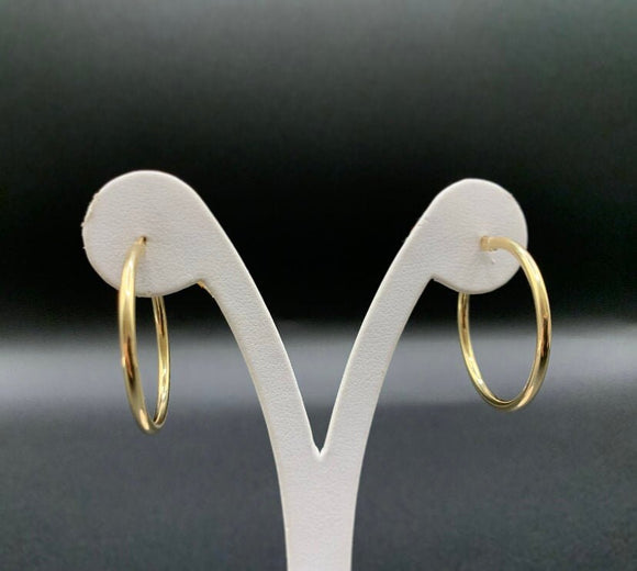 Gold 10K Hoops, Gold Hoop Earrings, 10K Gold Hoop Earrings, Hoops, Womens Hoop Earrings, Minimalistic Gold Hoops, Medium Gold Hoops, Hoops